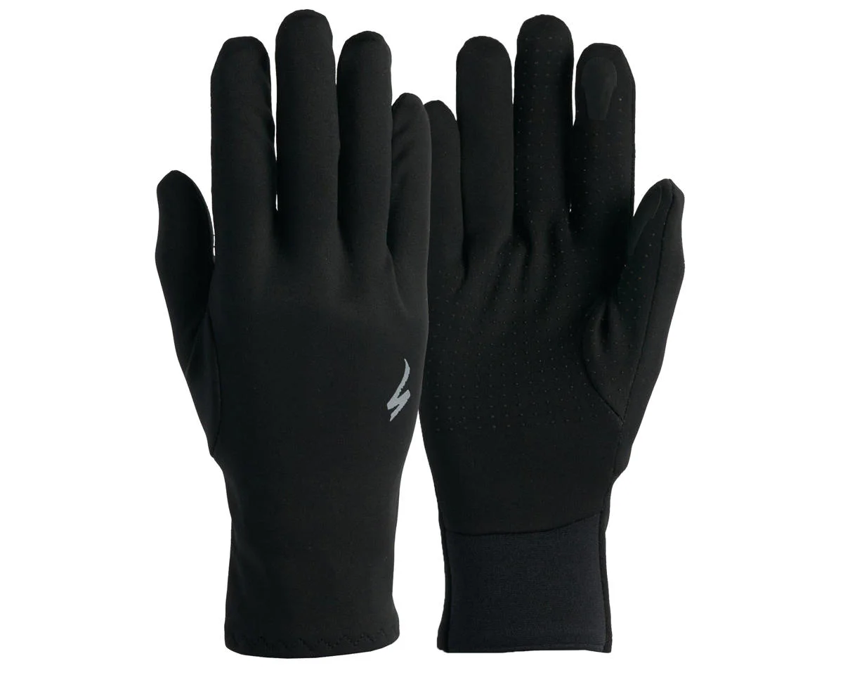 Specialized Softshell Thermal Long Finger Gloves (Black) (XL)